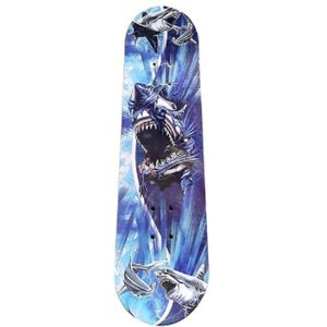 Haaienprint skateboard 81 cm