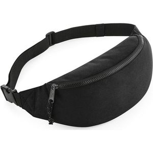 Heuptasje/buideltasje zwart 38 cm - Festivaltasjes outdoor - Fanny pack