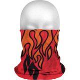 Multifunctionele morf sjaal rood/oranje vlammen print voor volwassenen - Gezichts bedekkers - Maskers voor mond - Windvangers