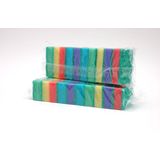10x Schuursponsjes/schoonmaaksponsjes 8 cm - Huishoud/schoonmaakproducten - Afwassen/schoonmaken sponzen/sponsen