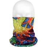 Multifunctionele morf sjaal gekleurd met artistieke print voor volwassenen - Gezichts bedekkers - Maskers voor mond - Windvangers
