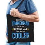 Deze kanjer is Timmerman cadeau tasje zwart voor heren - verjaardag / Vaderdag - cadeau tasje