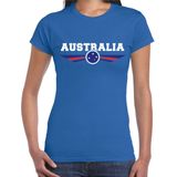 T-shirt - Blauw - Katoen - AUSTRALIA