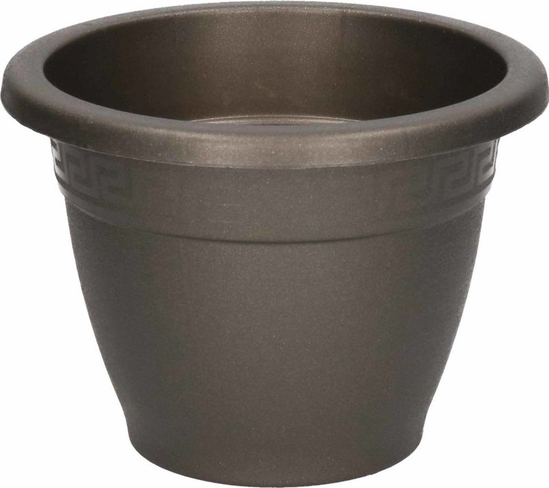 PlasticForte - Plantenpot - Antraciet - Kunststof - Voor Buiten - 1L