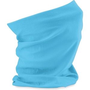Lichtblauwe morf/tube/nek sjaal/shawl unikleur voor volwassen