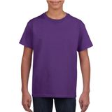 Gildan - Basic T-shirt - Paars - Katoen - 145 grams