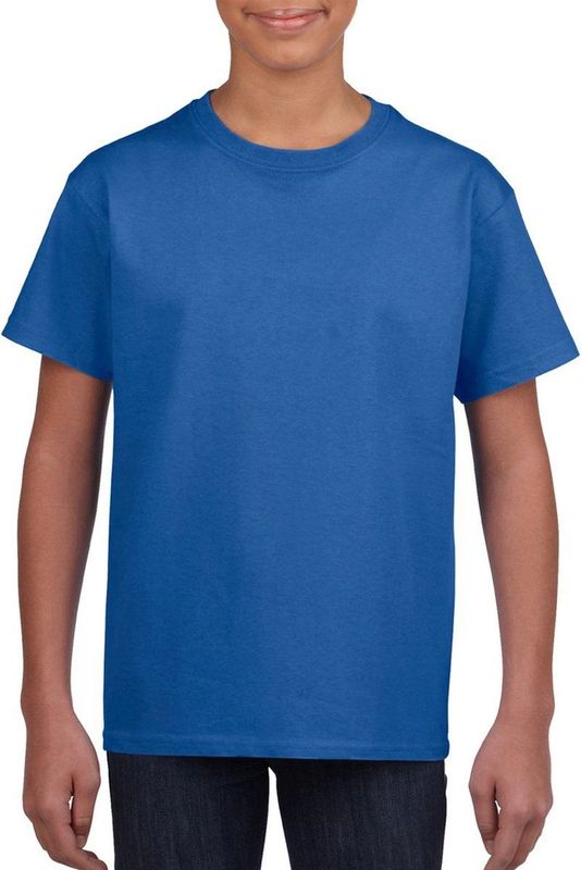 Gildan - T-shirt - Blauw - Katoen