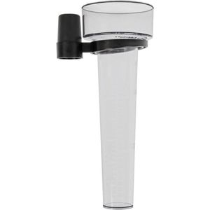 Regenmeter in kraanlook voor de tuin - Stijlvolle metaal en glas