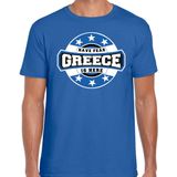 Have Fear - Greece Is Here - T-shirt - Blauw - 100% Katoen