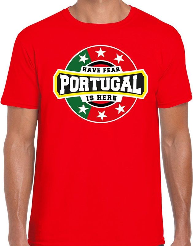 T-shirt - Rood - Katoen - Portugal Supporters