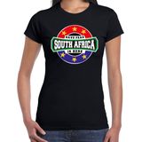 Bellatio Decorations - T-Shirt - Zwart - Katoen - Zuid Afrika Supporter