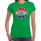Have Fear - South Africa T-shirt - Groen - 100% Katoen - Sterren Embleem
