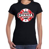 T-shirt - Zwart - Katoen - HAVE FEAR CANADA IS HERE