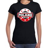 Bellatio Decorations - T-shirt - Zwart - Have Fear Poland Is Here - Polen Supporter
