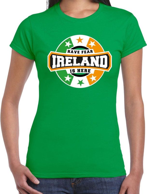 Sportshirt - Groen - Katoen - Ierland Supporters T-shirt