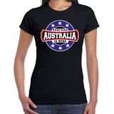 Sportshirt - Zwart - Katoen - Have Fear Australia Is Here