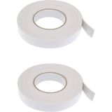 4 Rollen Zelfklevende Tape / Plakband - 1,9 cm X 5 Meter - Dubbelzijdig