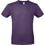 B&C - Basic T-shirt - Paars - Set van 2 - Ronde Hals - Katoen - 145 grams