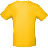 B&C - T-shirt - Geel - Katoen - Set van 3