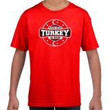 Bellatio Decorations - T-shirt - Rood - Turkije Supporter - Kids