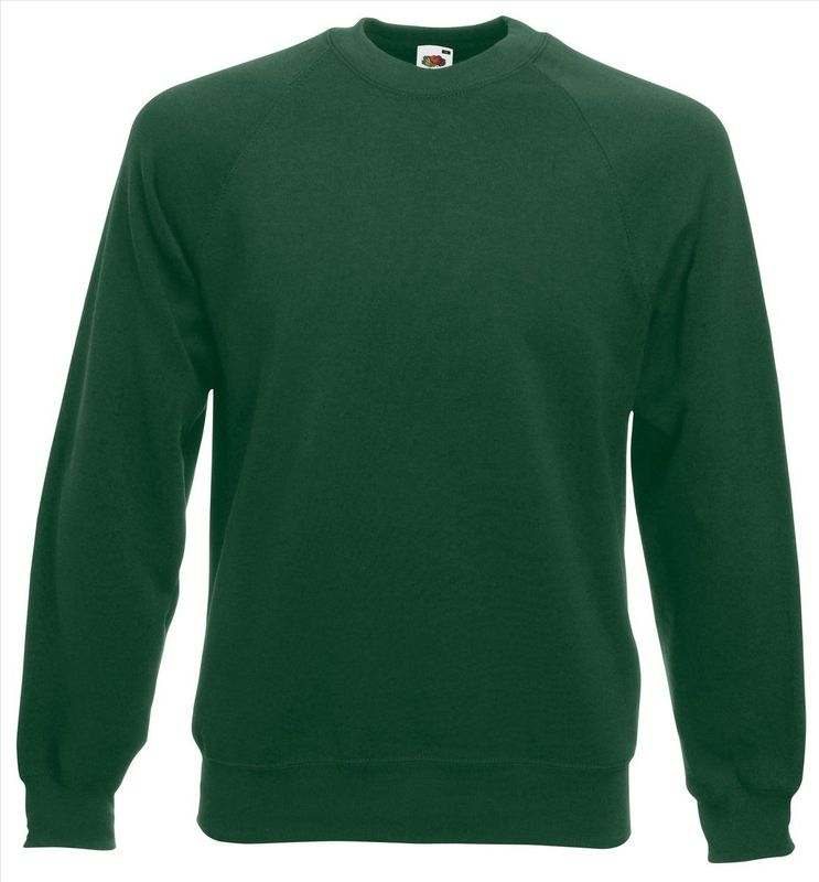 Fruit of the Loom - Sweater - Groen - Katoen