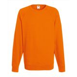 Fruit of the Loom - Sweater - Oranje - Katoen - Raglan Mouwen
