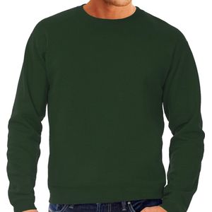 B&C - Sweater - Groen - Ronde Hals - Grote Maten - XXXL