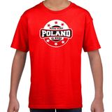T-shirt - Rood - Katoen - Voor Polen Supporters