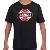 Have Fear - Denmark Is Here - T-shirt - Zwart - Kids - Denemarken Supporter