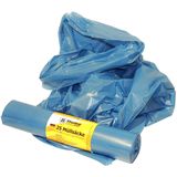 Afvalzakkken/vuilniszakken - 25 stuks - 120L - blauw