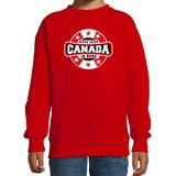 Have Fear - Canada Is Here - Sweater - Rood - 100% Katoen