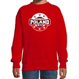 Bellatio Decorations - Sweater - Rood - Polen Supporter - Kinderen
