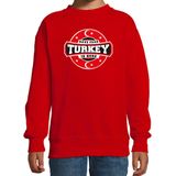 Bellatio Decorations - Have Fear Turkey Is Here - Sweater - Rood - Kids - Turkije Supporter