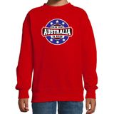 Have Fear - Australia Is Here - Sweater - Rood - Kids - Sterren Embleem