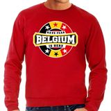 Bellatio Decorations - Have Fear Belgium Is Here - Sweater - Rood - Heren