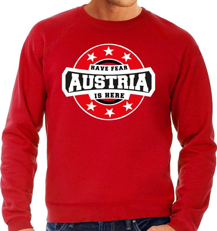 Bellatio Decorations - Sweater - Rood - Katoen