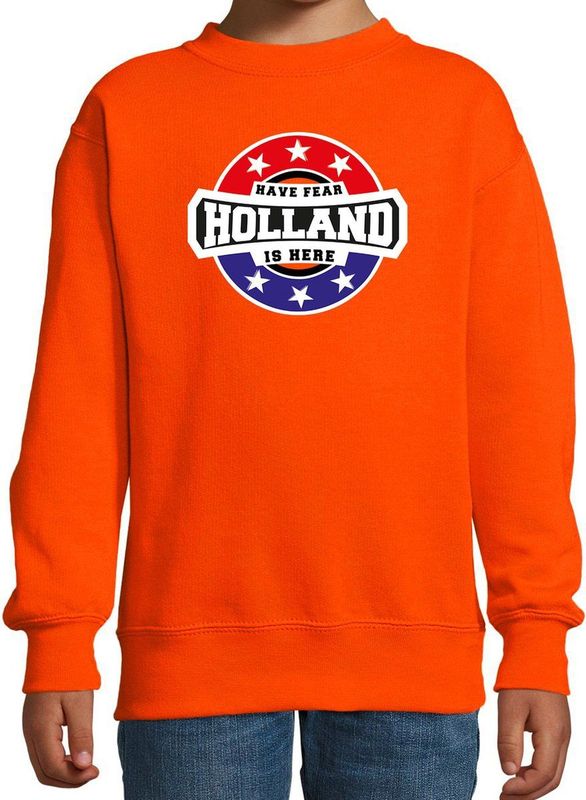 Have Fear - Holland Is Here - Sweater - Oranje - Katoen - Kids