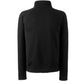 Fruit of the Loom - Fleece Sweater - Zwart - 70% Katoen/30% Polyester, Regular Fit, Oeko-Tex Keurmerk