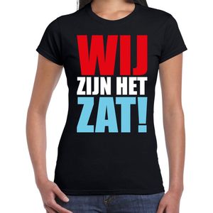Wij zijn het zat protest t-shirt zwart voor dames - staken protesteren demonstreren shirt