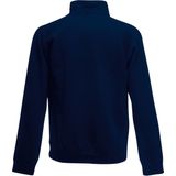 Fruit of the Loom - Fleece Sweater - Navy Blauw - 70% Katoen/30% Polyester, Regular Fit