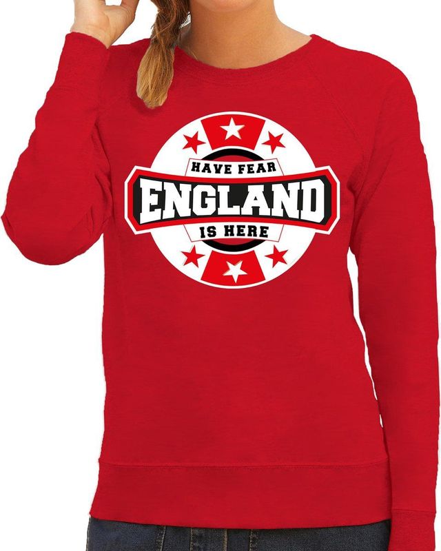 Sweater - Rood - Katoen - Engeland Supporter