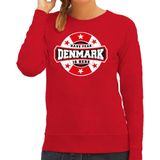 Bellatio Decorations - Sweater - Rood - Have Fear Denmark Is Here - Dames