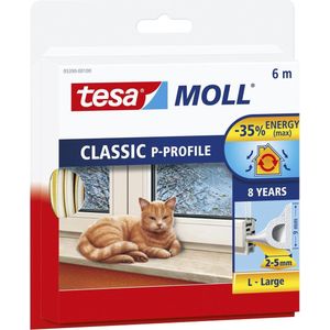 Tochtstrip voor deur / raam, zelfklevende tochtband type D tegen koude tocht / stootrand / geluiddicht / waterdicht / stofdicht (20 m, zwart
