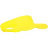 Gele zonneklep pet voor volwassenen - Katoenen verstelbare gele zonnekleppen - Dames/heren