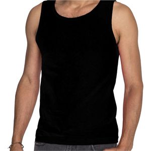 Fruit Of The Loom - Tanktop - Zwart - Katoen - Mouwloos