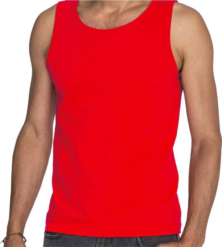 Fruit of The Loom - Singlet - Rood - Katoen