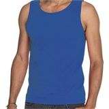 Fruit of The Loom - Tanktop - Blauw - Katoen - Mouwloos