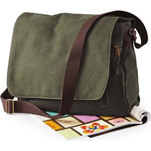 Quadra Unisex Schoudertas - Groen