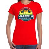 Bellatio Decorations - T-shirt - Rood - Katoen