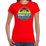 Bellatio Decorations - T-shirt - Rood - Katoen
